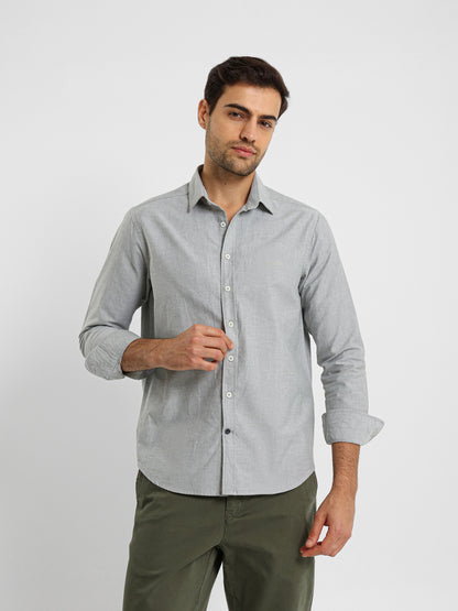 Basic American Oxford Long Sleeve Shirt