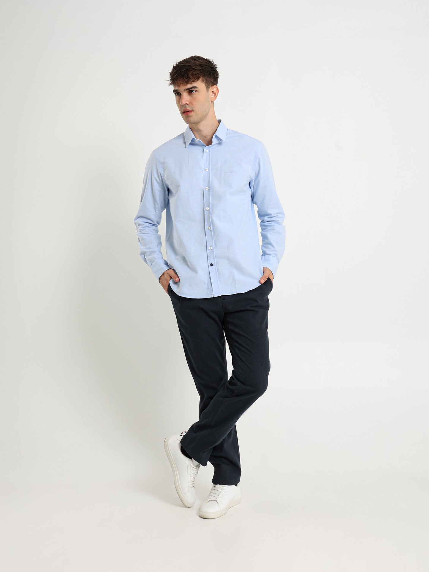 Basic American Oxford Long Sleeve Shirt