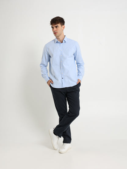 Basic American Oxford Long Sleeve Shirt