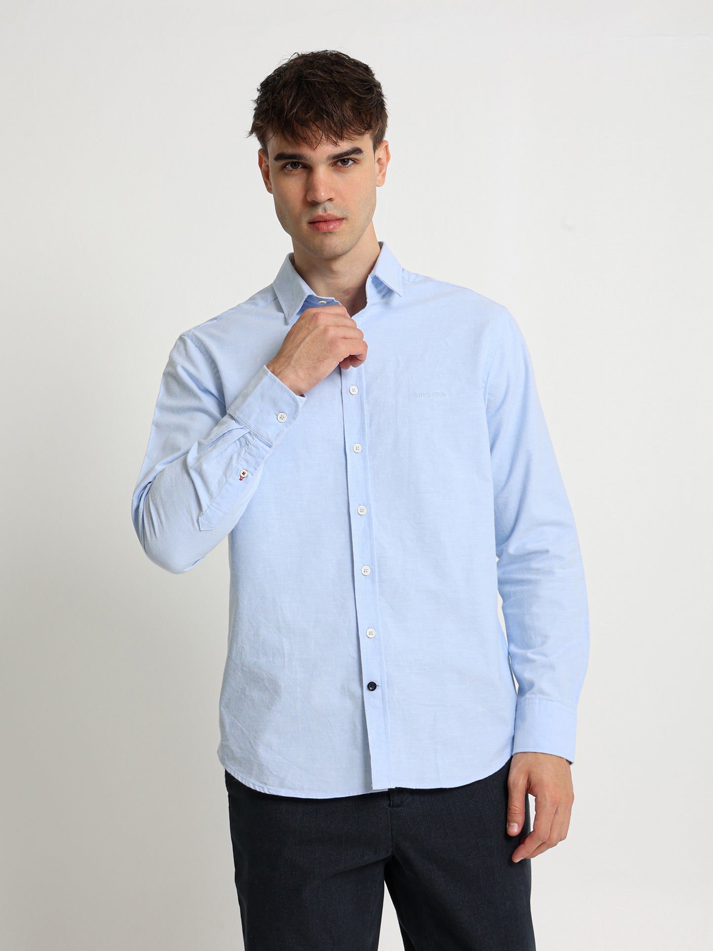Basic American Oxford Long Sleeve Shirt