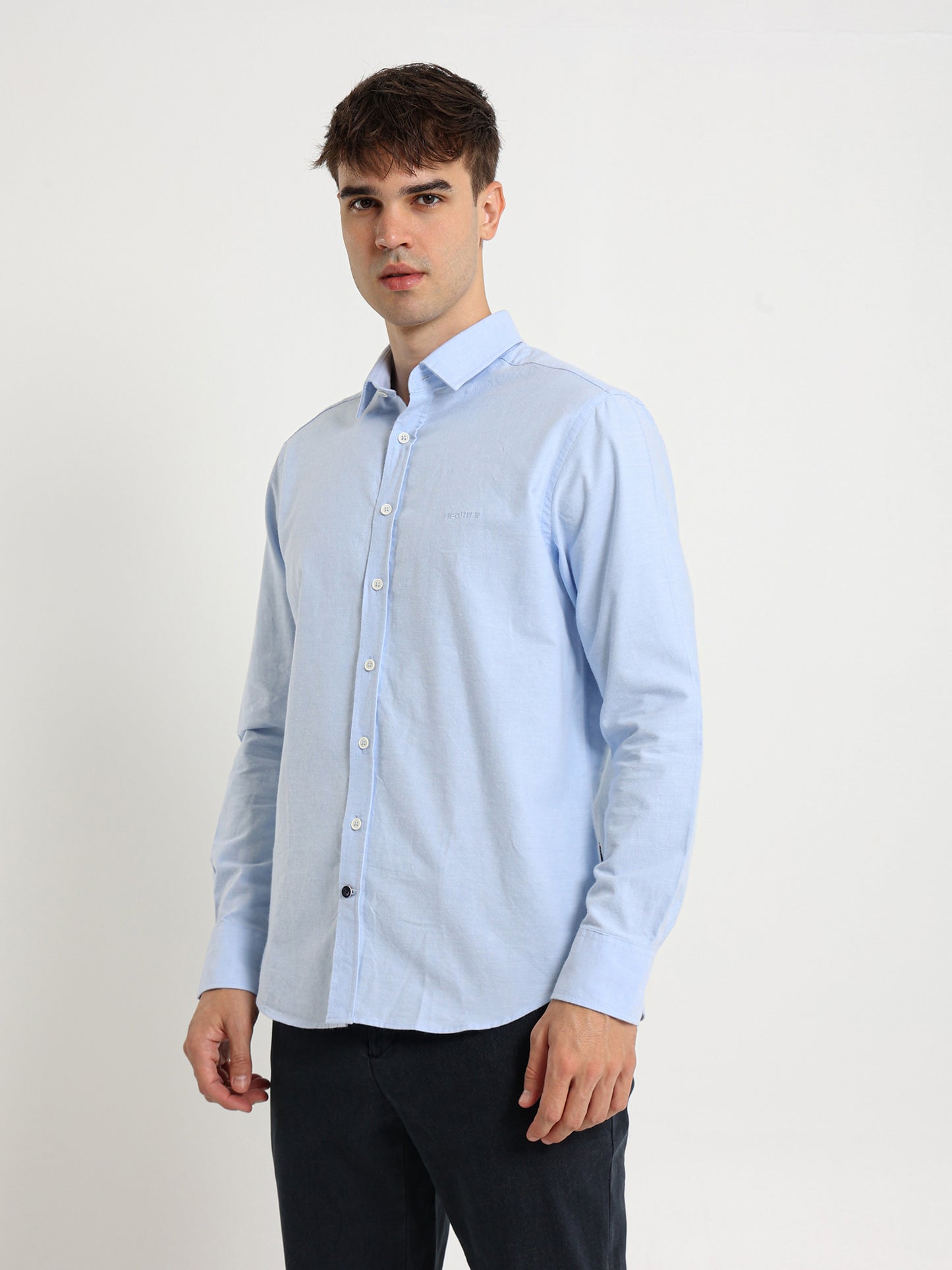 Basic American Oxford Long Sleeve Shirt