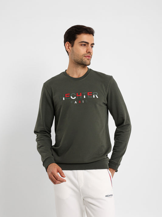 Front Print Hechter Sweatshirt