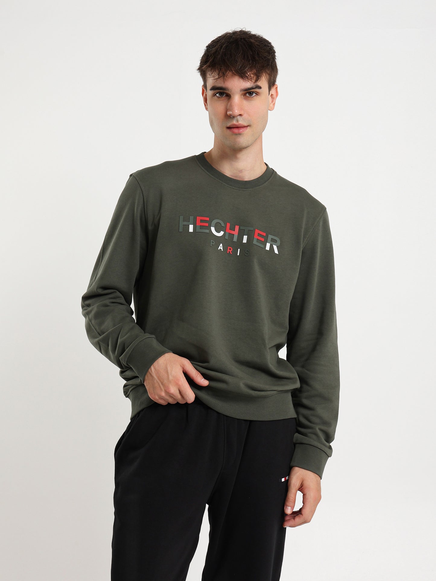 Front Print Hechter Sweatshirt