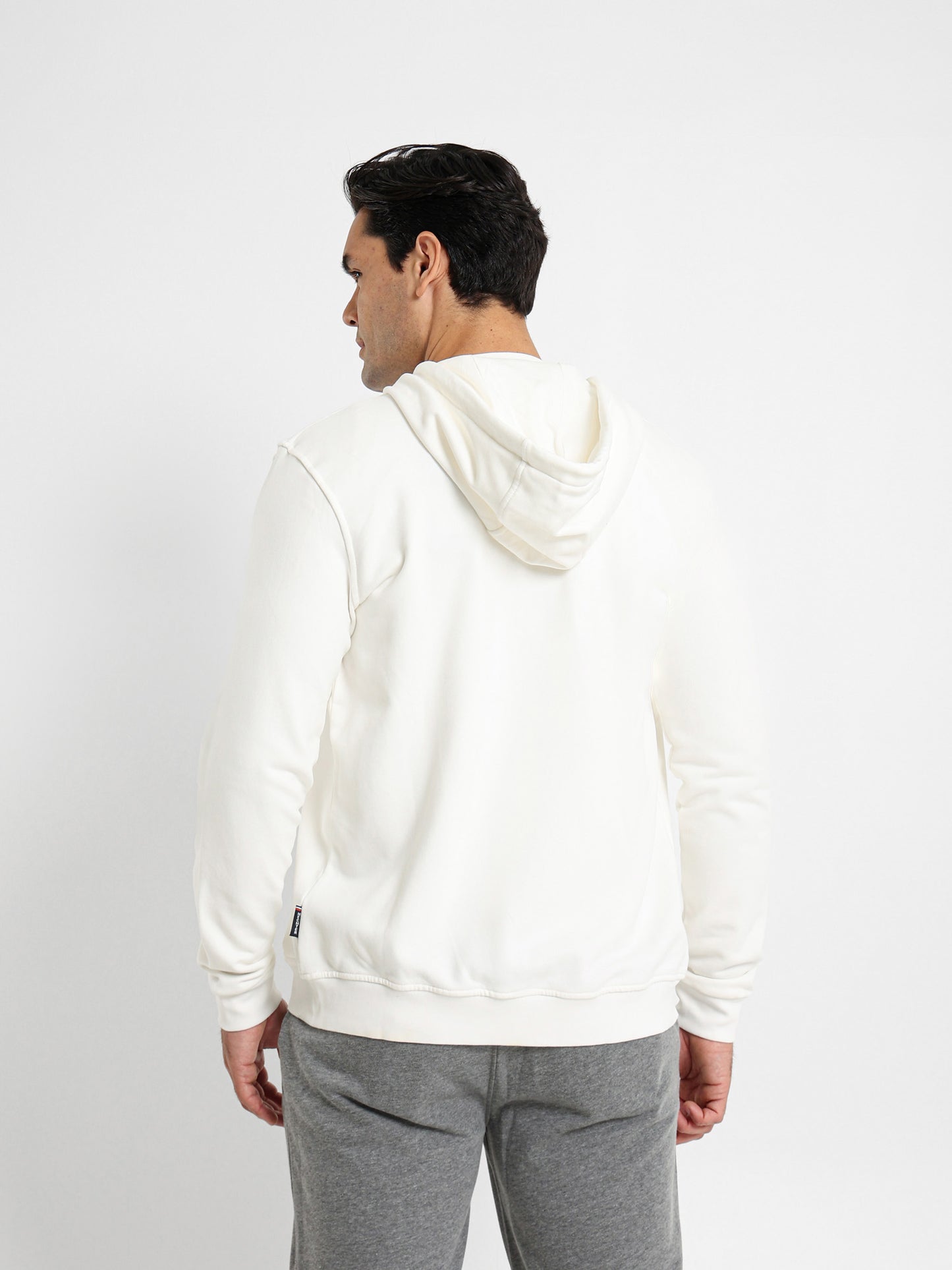 Hoodie Jacket with Flag Zip