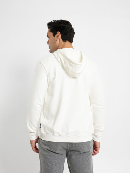 Hoodie Jacket with Flag Zip