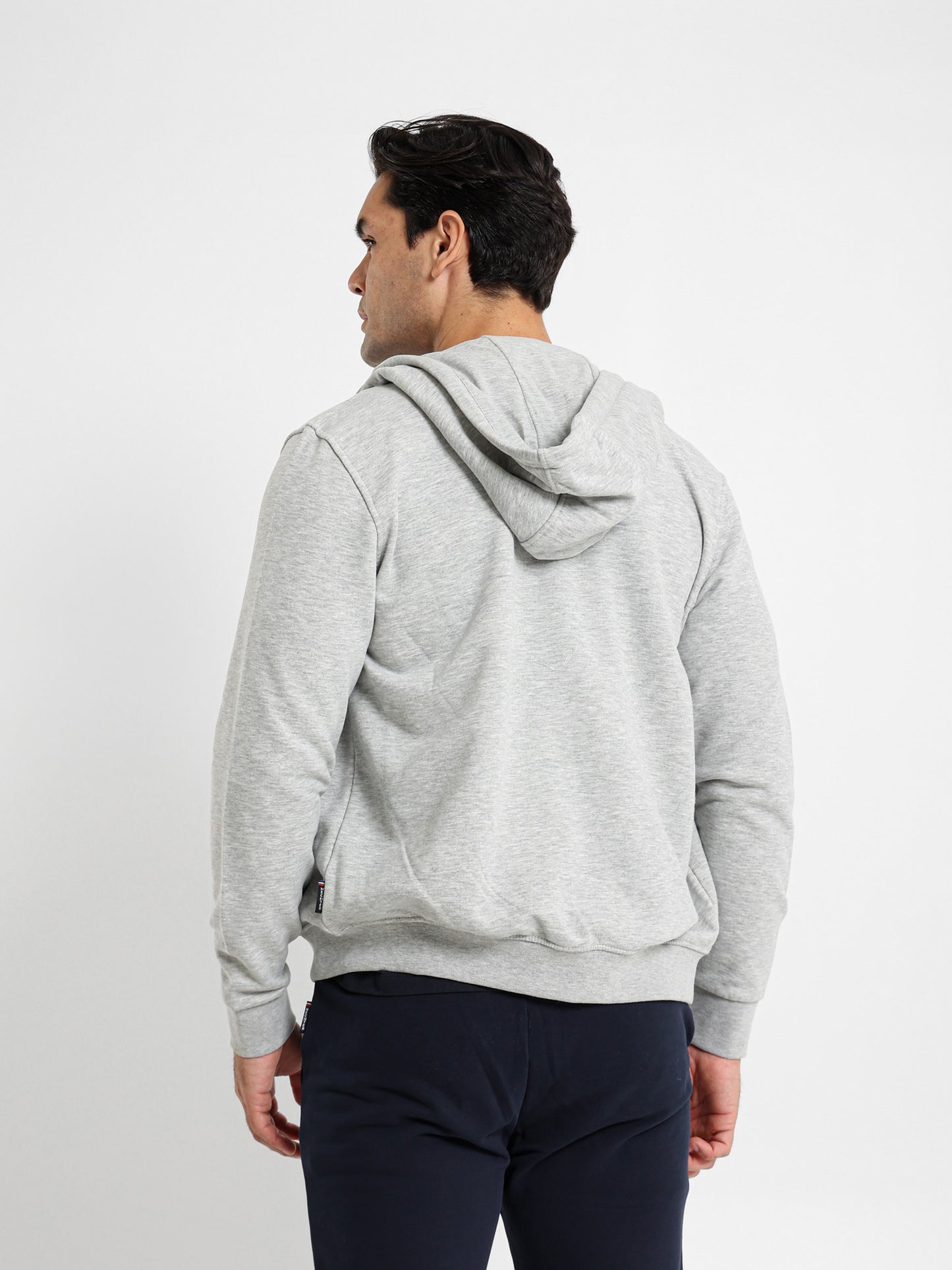 Hoodie Jacket with Flag Zip