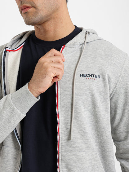 Hoodie Jacket with Flag Zip