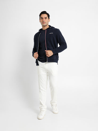 Hoodie Jacket with Flag Zip