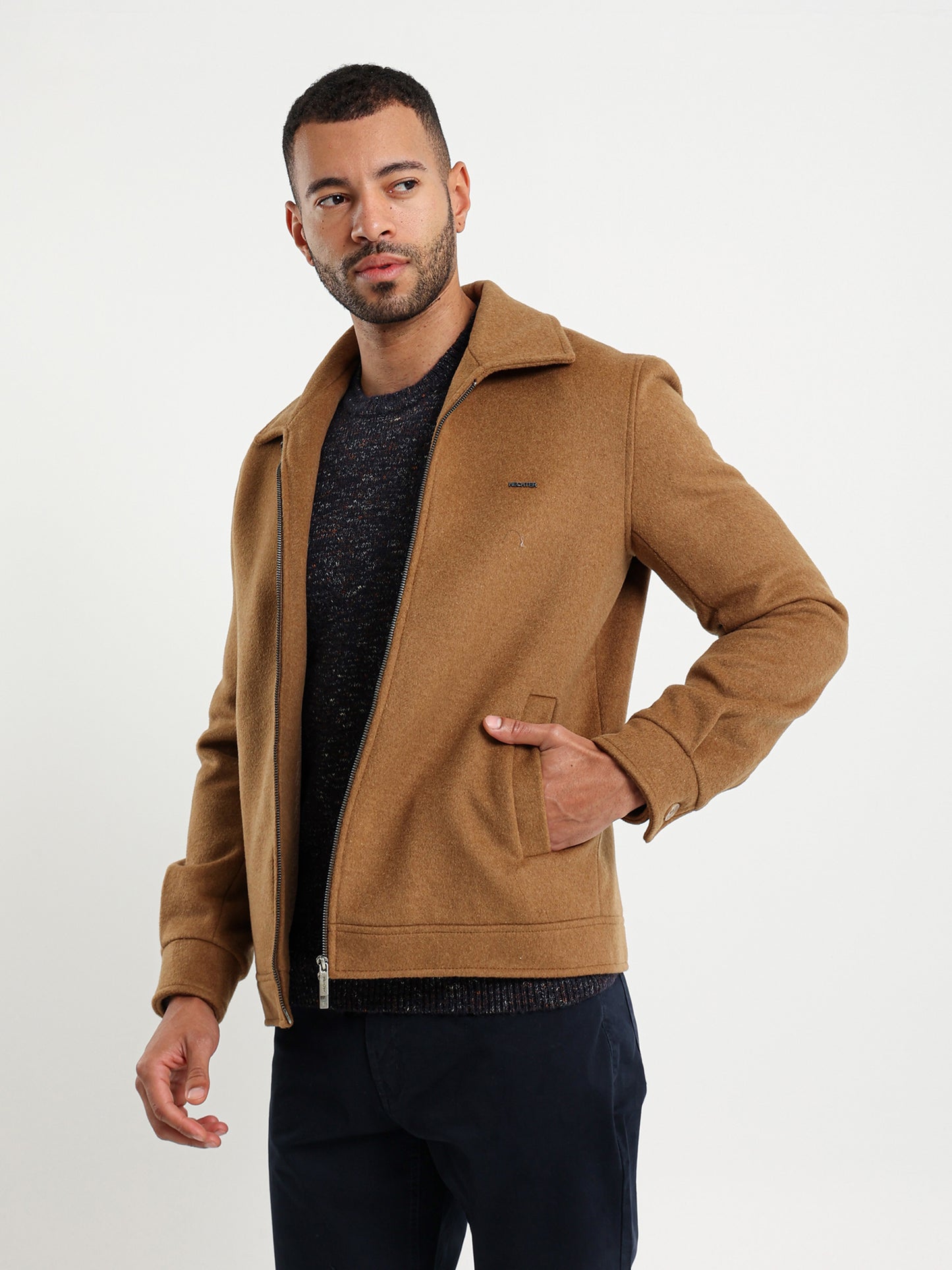 Parka Gogh Jacket with Zipper Closure