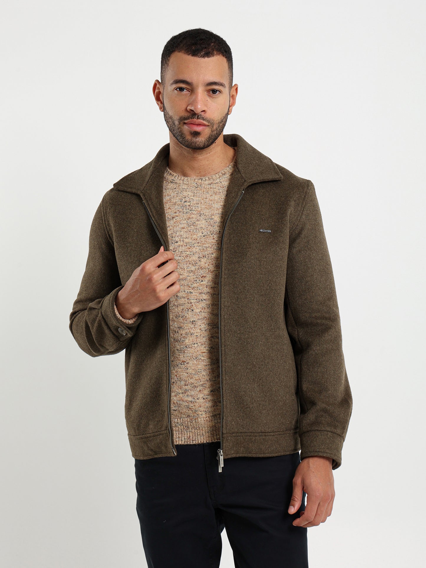 Parka Gogh Jacket with Zipper Closure