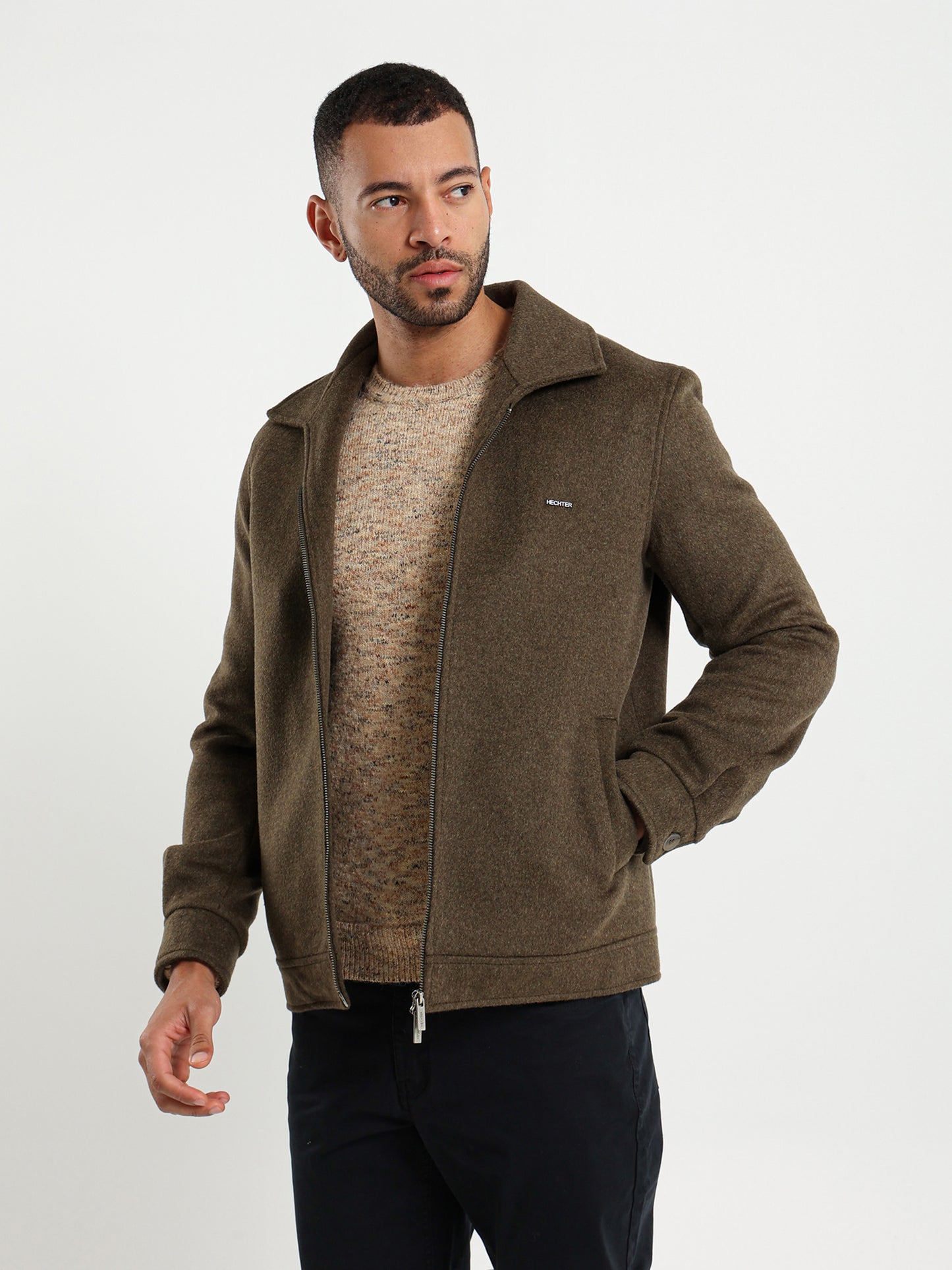 Parka Gogh Jacket with Zipper Closure