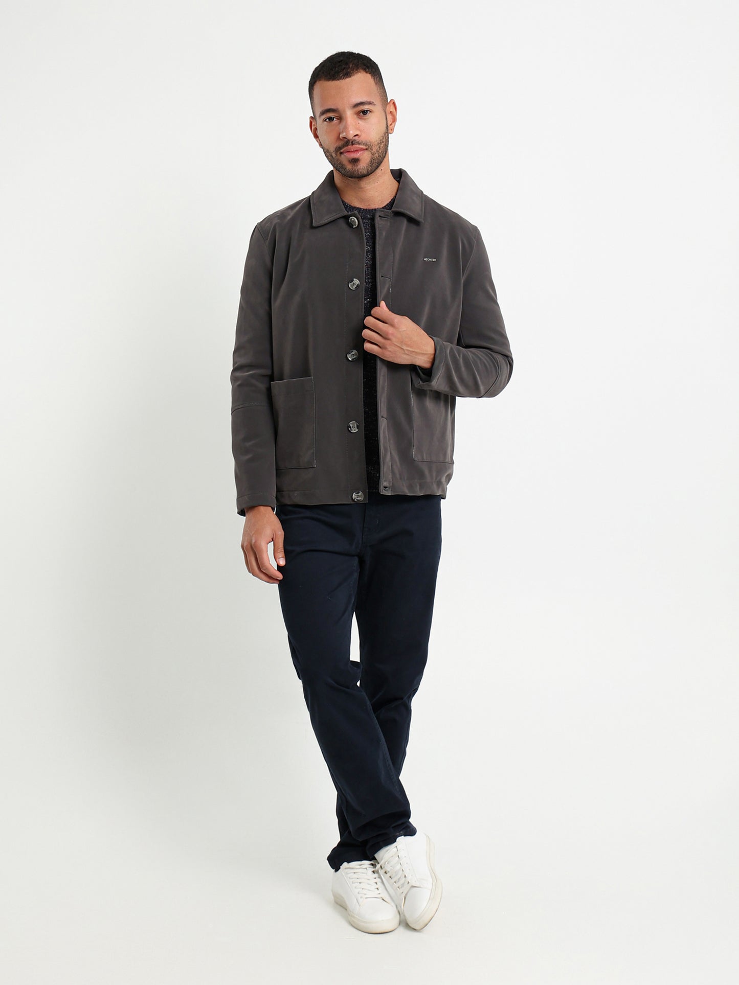Patch Pocket Shirt Jacket