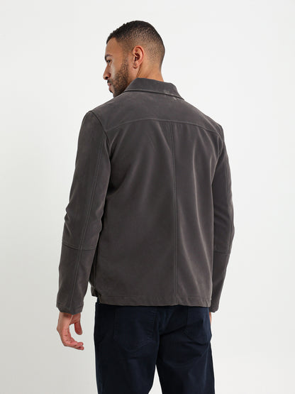 Patch Pocket Shirt Jacket