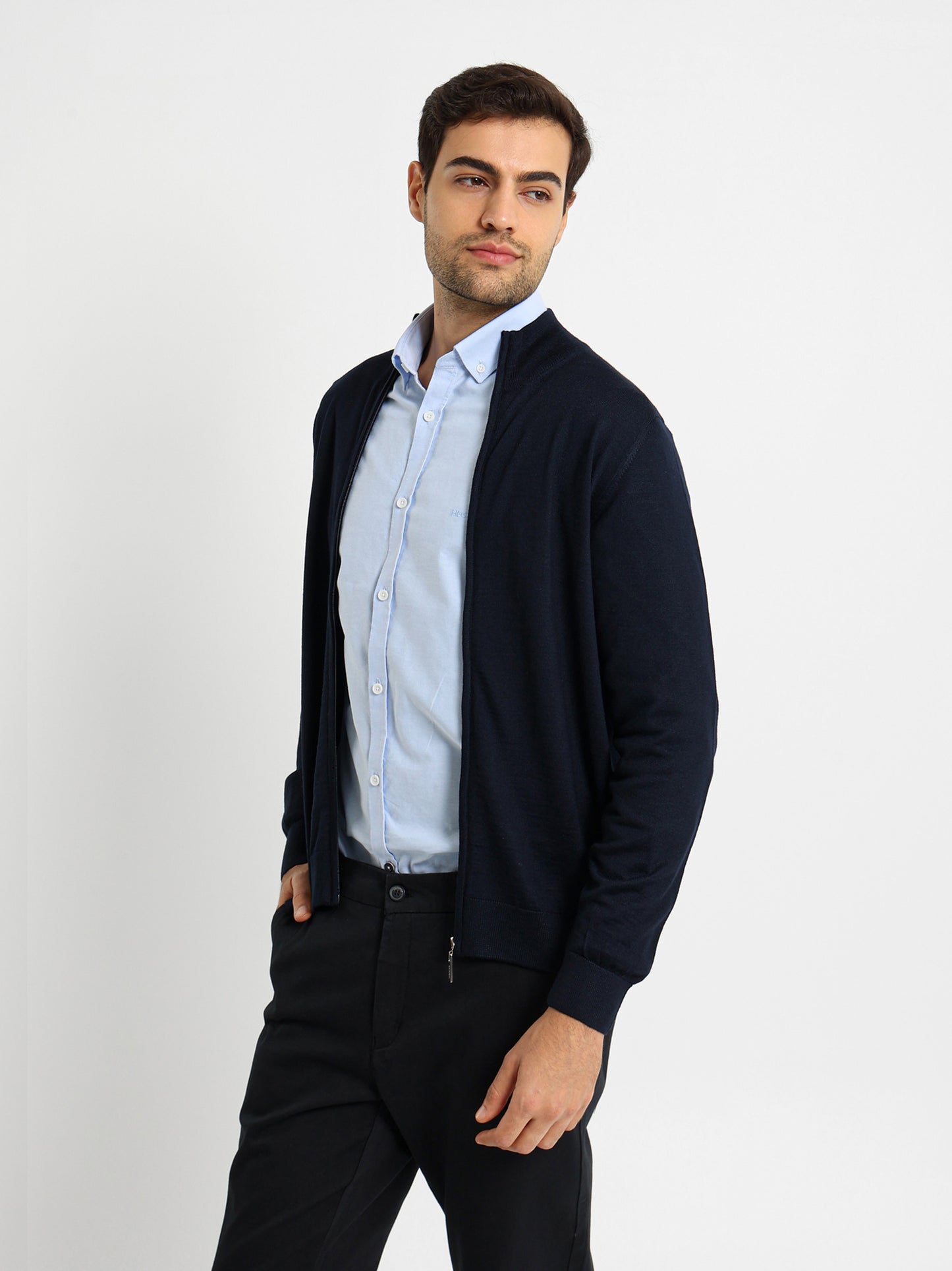 Mock Neck Zipper Pullover