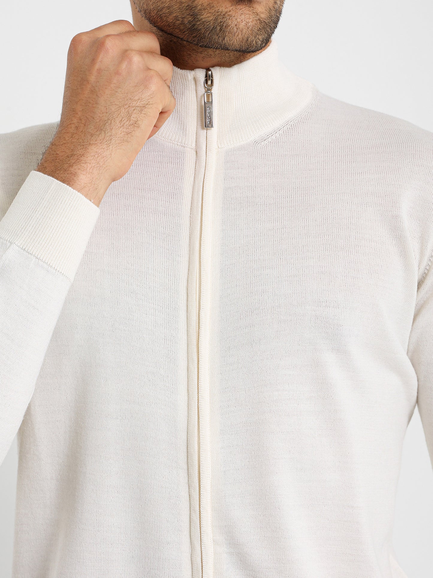 Mock Neck Zipper Pullover