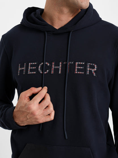 Front Logo Print Hoodie