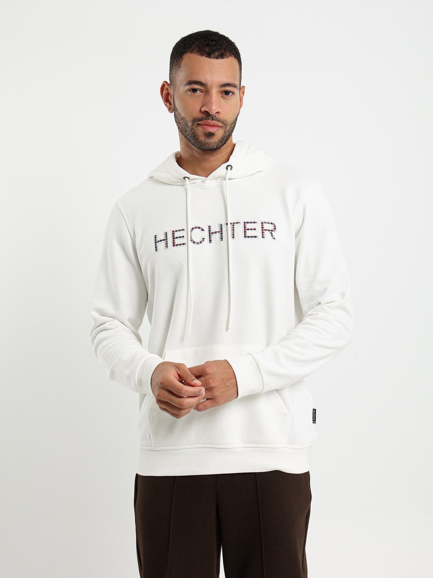 Front Logo Print Hoodie