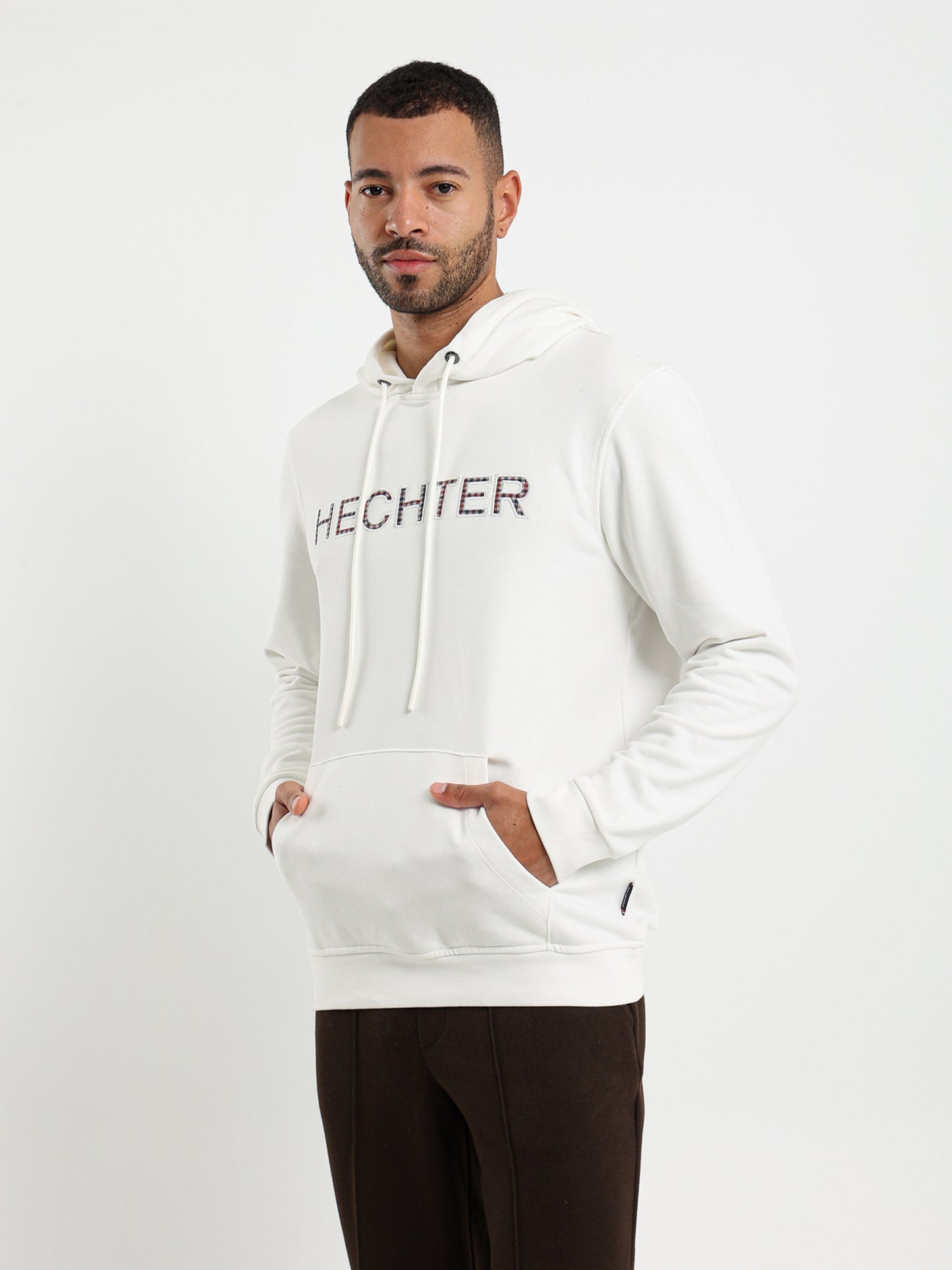 Front Logo Print Hoodie