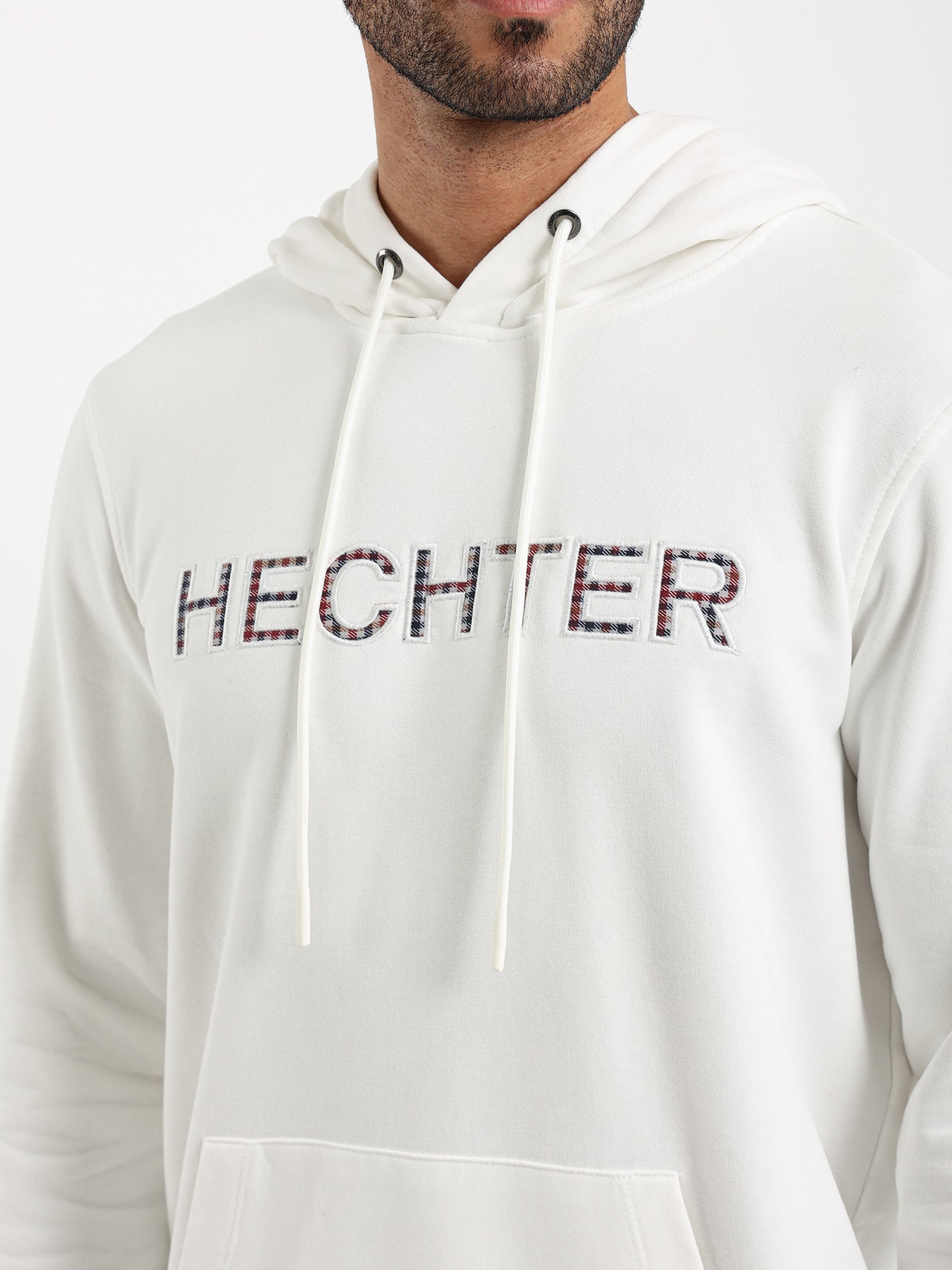 Front Logo Print Hoodie