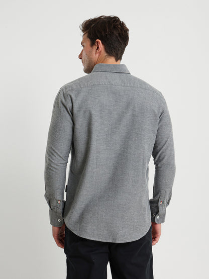 Cotton Oxford Long Sleeve Button Down Shirt