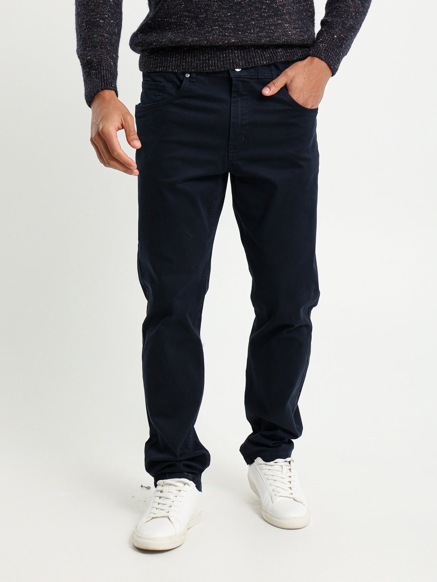 Basic Casual 5-Pocket Pants