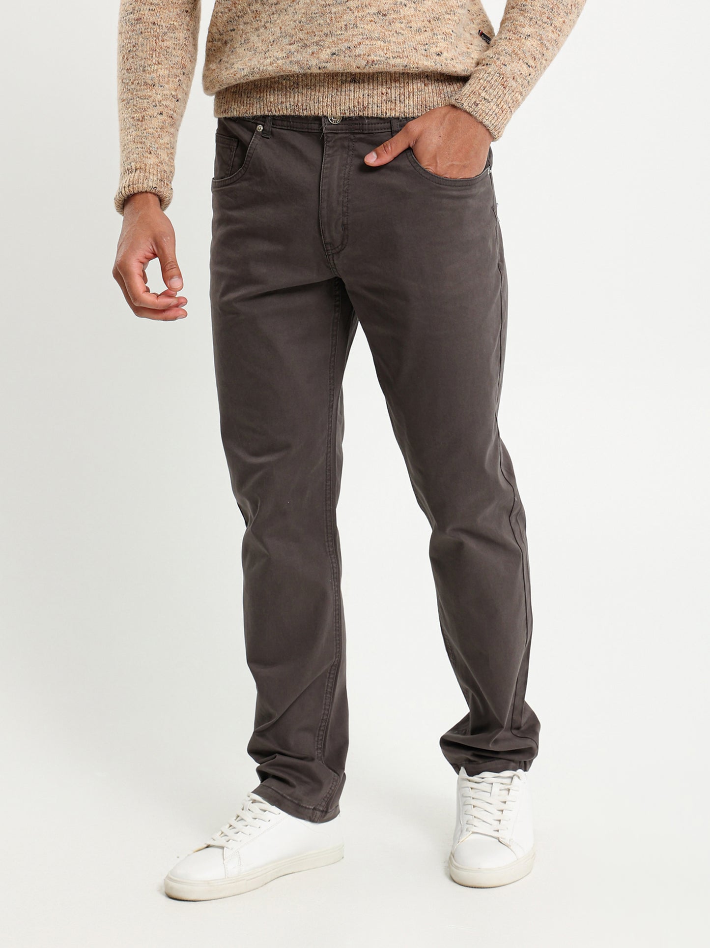 Basic Casual 5-Pocket Pants