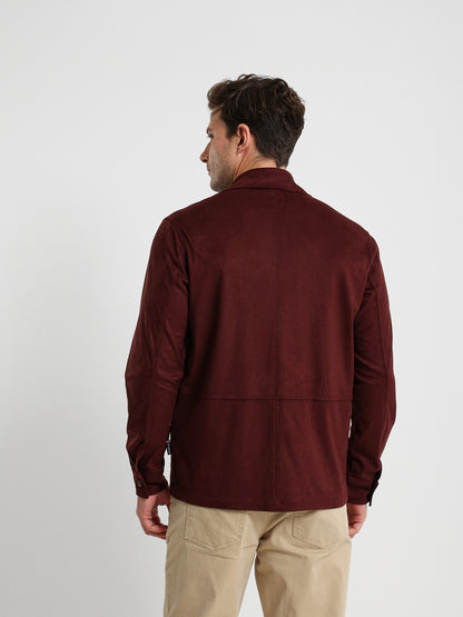 Long Sleeve Overshirt With Chest Pocket