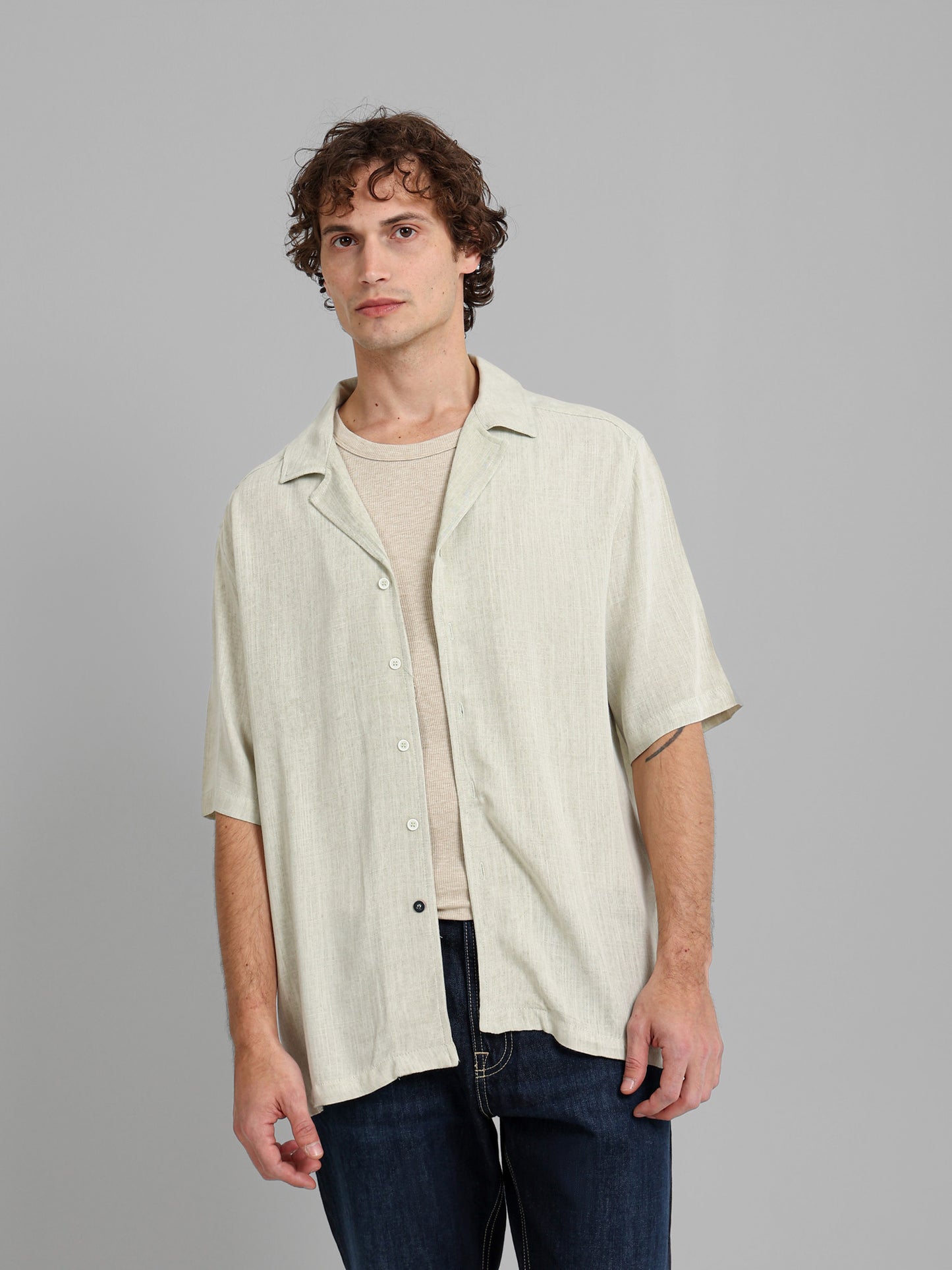 Linen Check Shirt