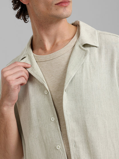 Linen Check Shirt