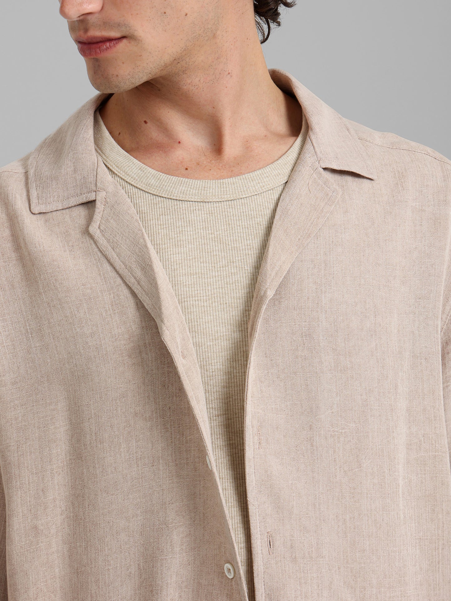 Linen Check Shirt