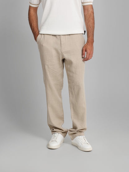 Linen Pants with Side Pockets