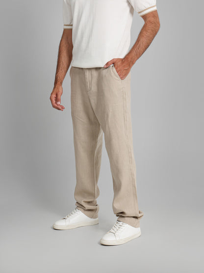 Linen Pants with Side Pockets