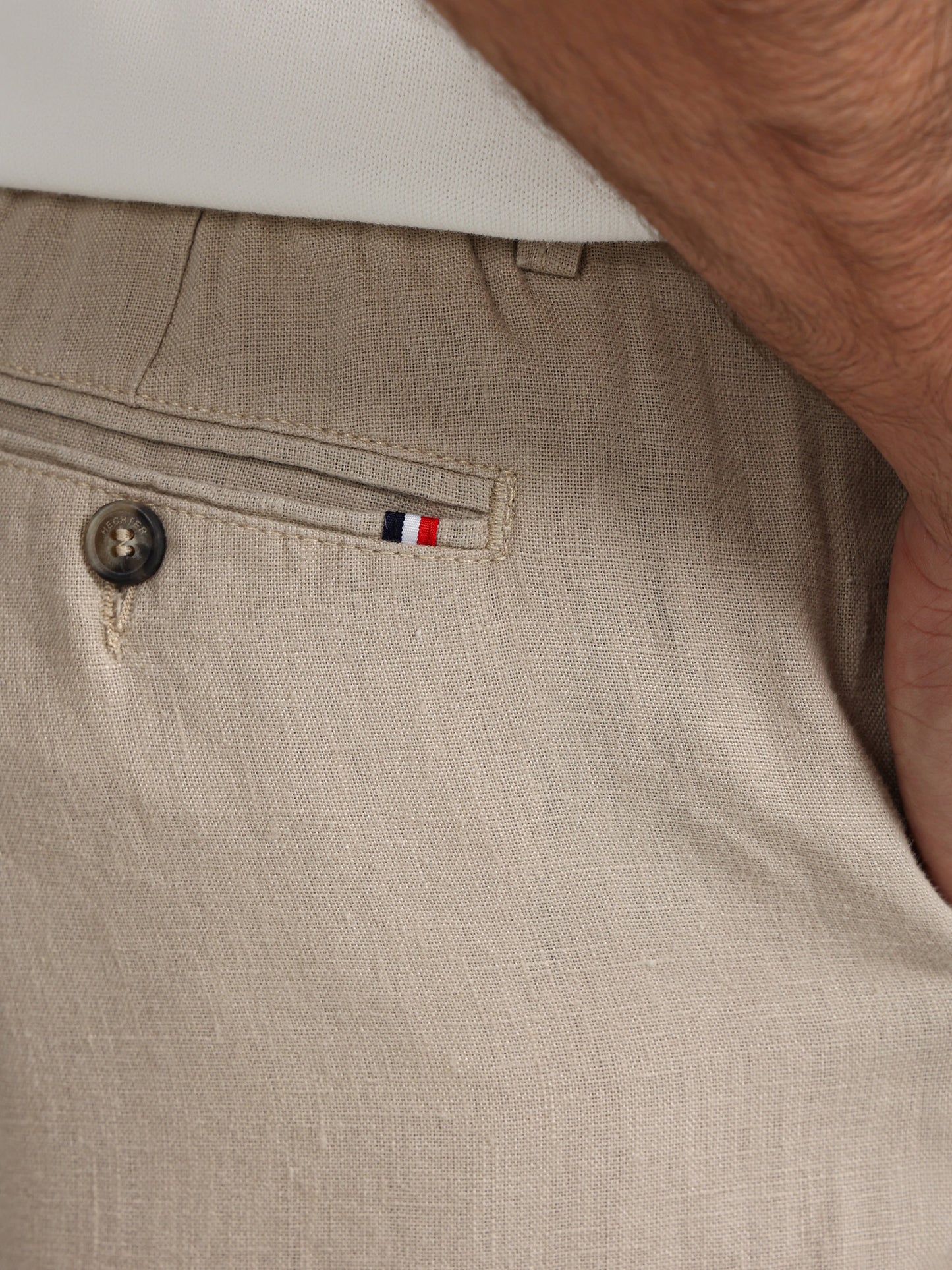 Linen Pants with Side Pockets