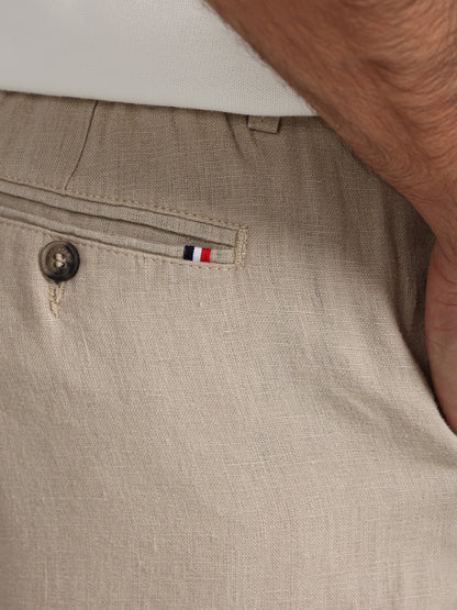 Linen Pants with Side Pockets