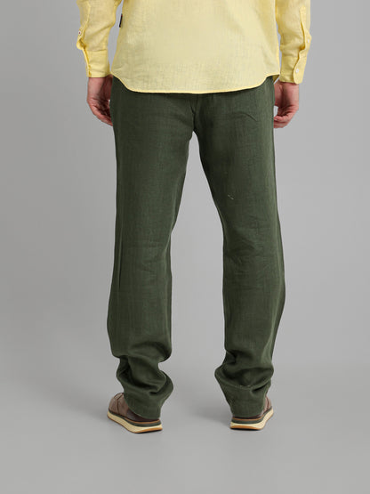 Linen Pants with Side Pockets
