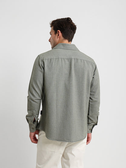 Textured Long Sleeve Shirt