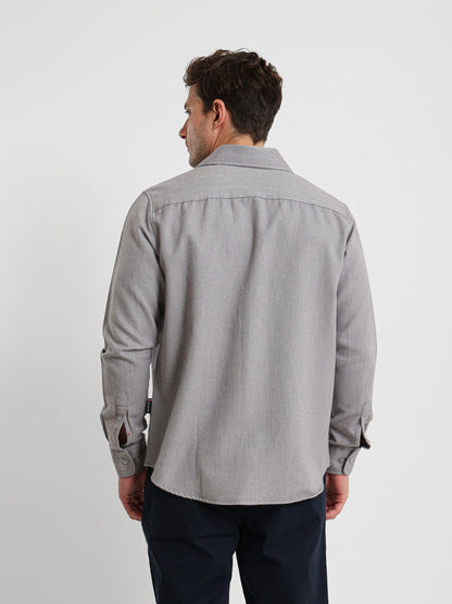 Textured Long Sleeve Shirt