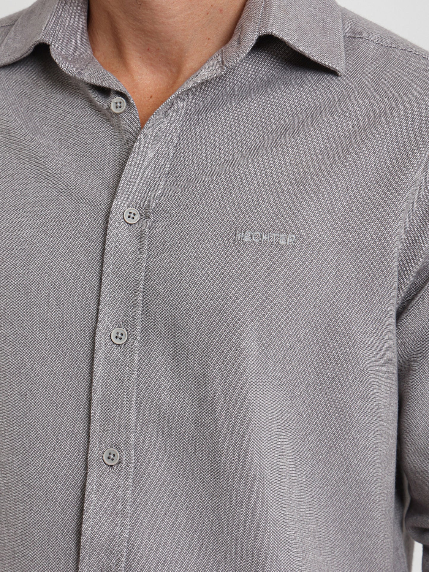 Textured Long Sleeve Shirt