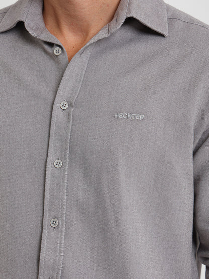 Textured Long Sleeve Shirt