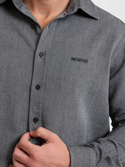 Textured Long Sleeve Shirt