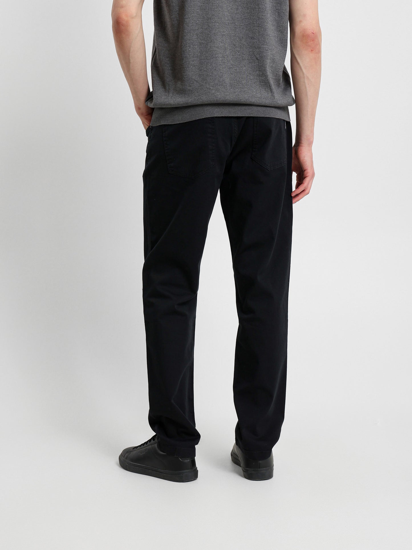 Basic Casual Five Pocket Modern Fit Pants