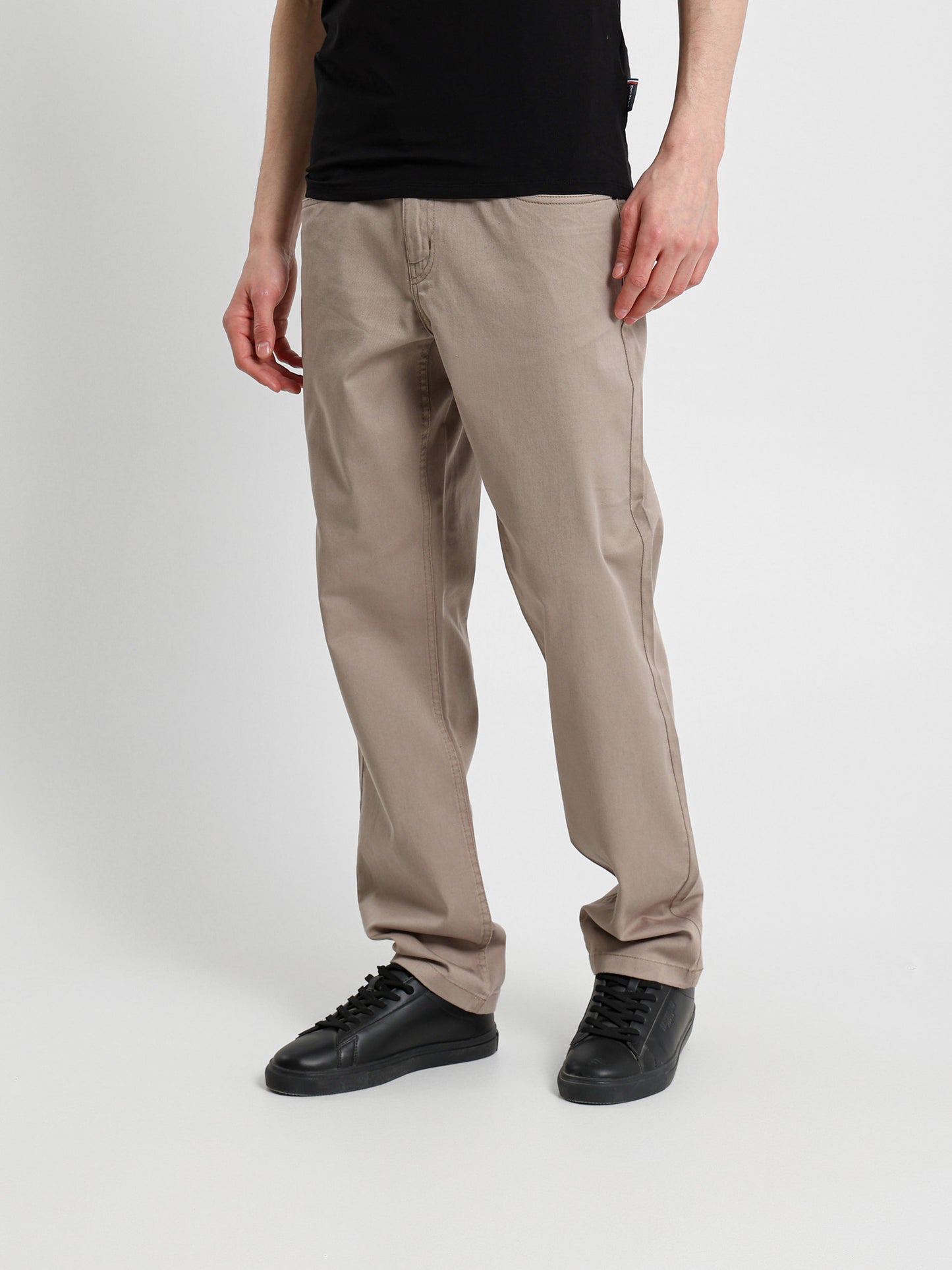 Basic Casual Five Pocket Modern Fit Pants