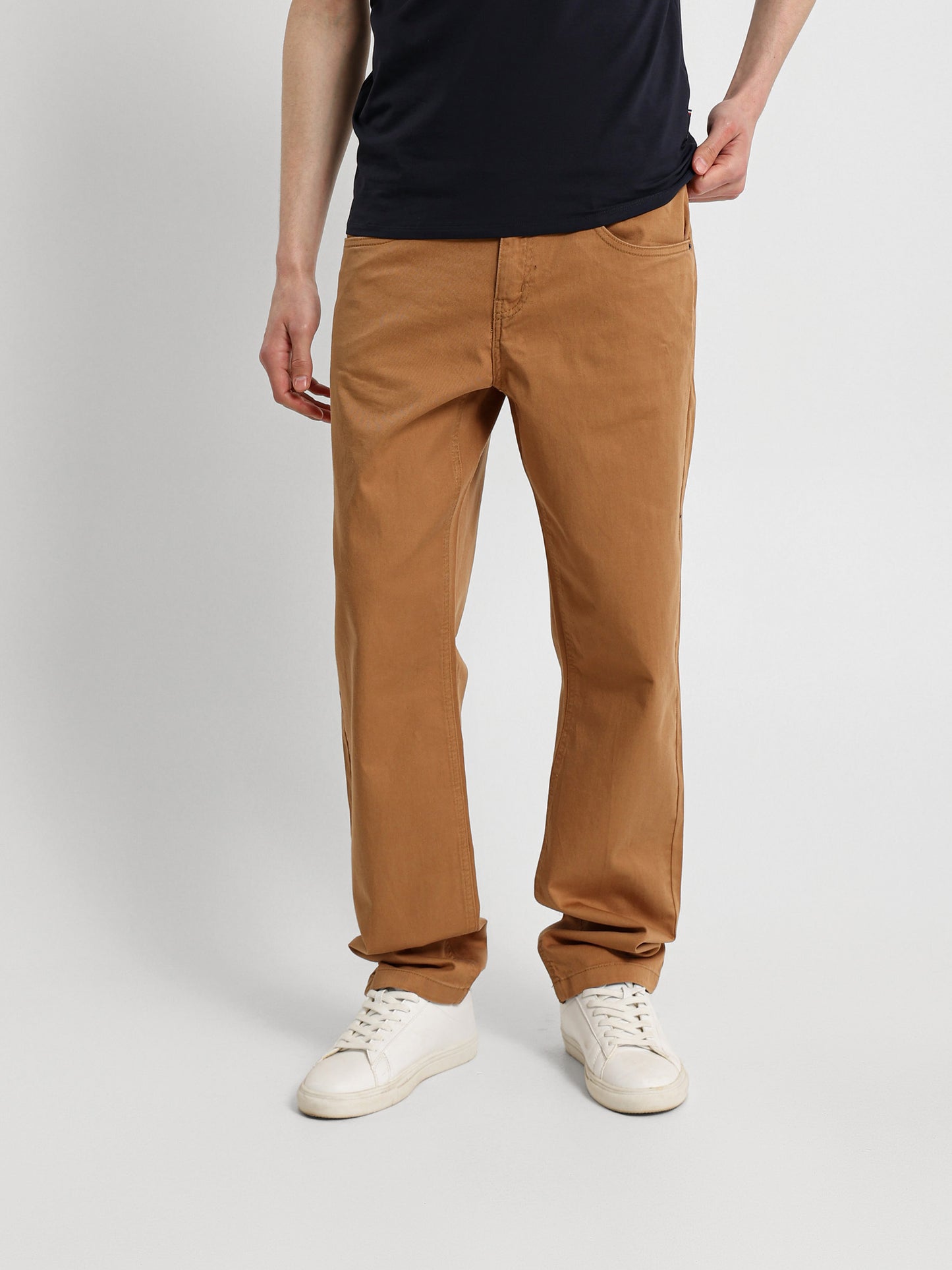 Basic Casual Five Pocket Modern Fit Pants