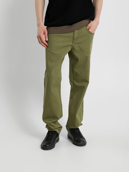 Basic Casual Five Pocket Modern Fit Pants