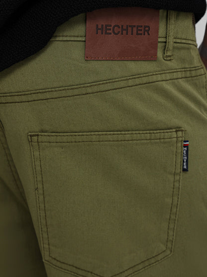 Basic Casual Five Pocket Modern Fit Pants