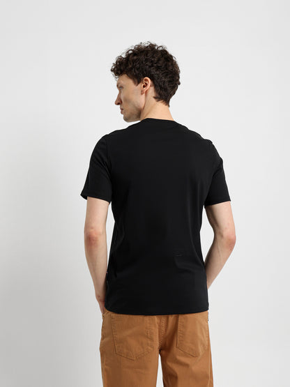 Basic Jersey Lycra Crew Neck T-Shirt