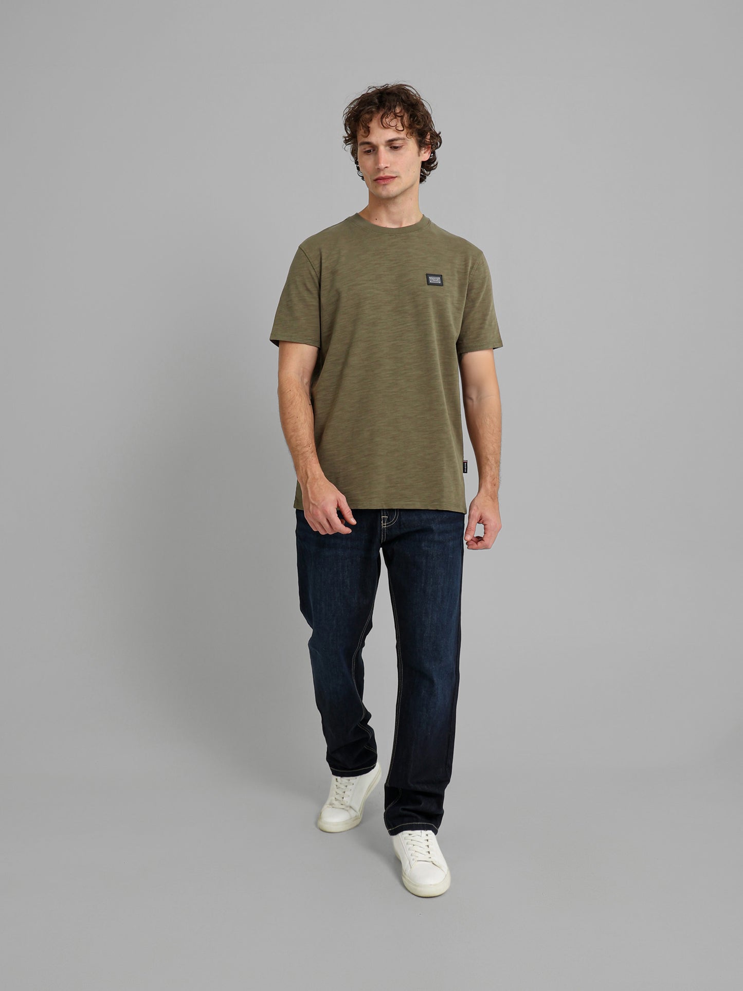 Round Neck Textured T-Shirt