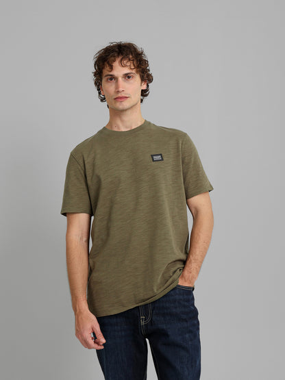 Round Neck Textured T-Shirt