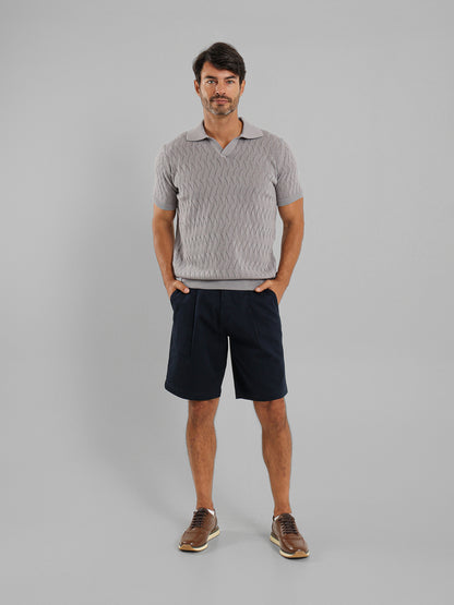 Knitted Polo Shirt