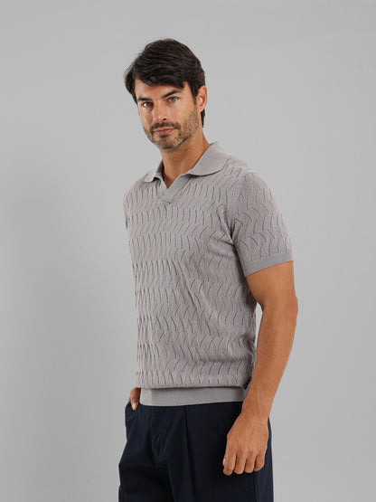 Knitted Polo Shirt